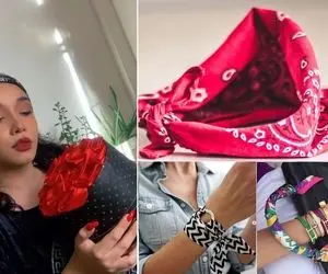 میدونستی باندانا یه مدل روسری که دستبند و تِلم میشه؟ پس یکم تنوع بده و اینجوری خوشگل شو