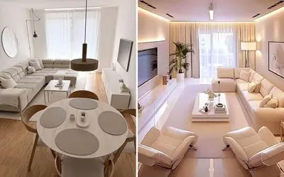 چیدمان مبل هفت نفره در فضاهای محدود؛ ایده های کاربردی و هوشمندانه همراه زیبایی