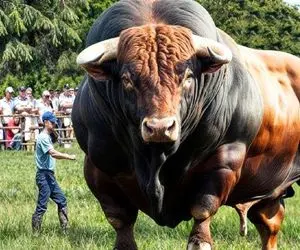 فرآوری گاو؛ با آمپول هورمون گاو عضله ای پرورش دادن واس مسابقه تناسب اندام