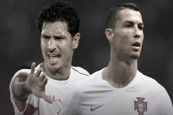 علی دایی و رونالدو