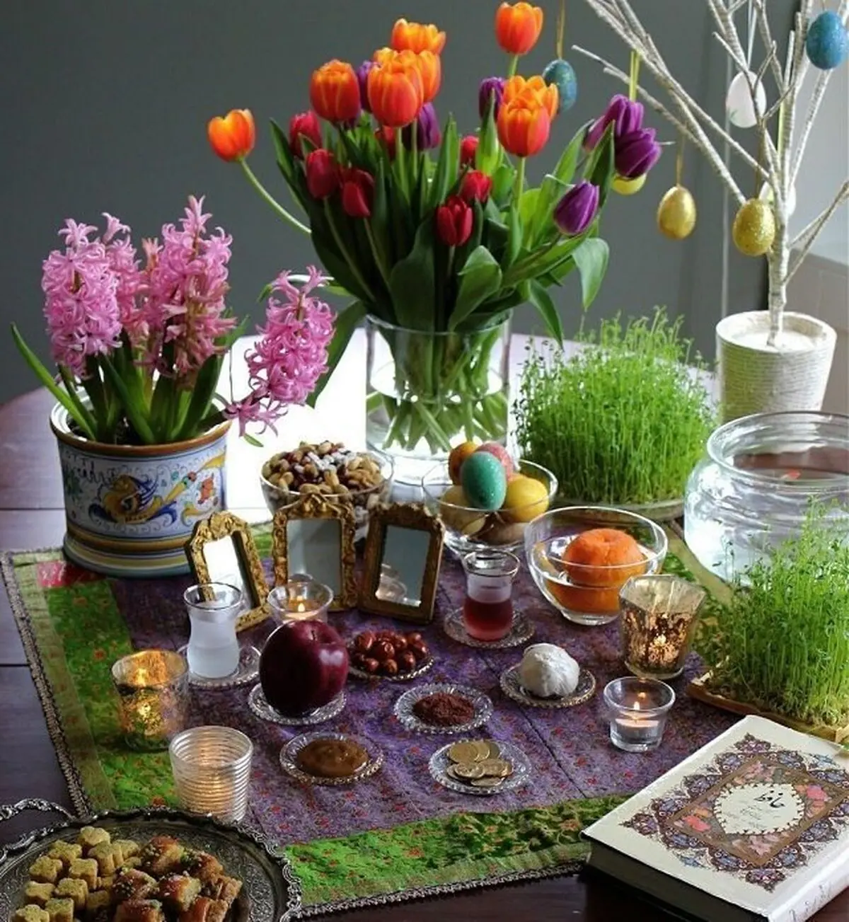 چیدمان میز برای عید نوروز