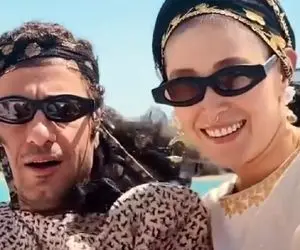 شلوغ بازی "نوید محمدزاده" در کنار برادر و پدر زنش! +عکس