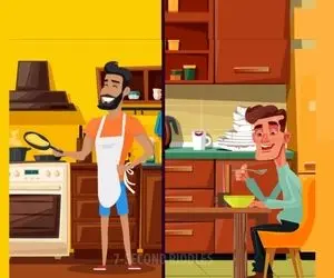 هوش تصویری ؛ هی میشینی میگی باهوشی پس بیا ثابت کن بگو بین دو آقای شلخته کدوشون زن دارن؟