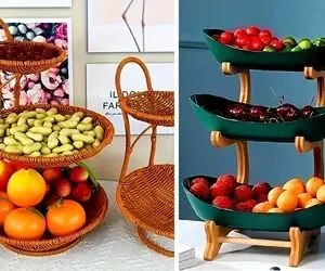 ایده های جذاب میوه خوری حصیری شیک / کافیه تا یکی ازینا بزاری رو میز مهمونات حظ کنن