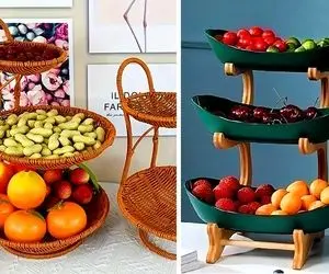 ایده های جذاب میوه خوری حصیری شیک / کافیه تا یکی ازینا بزاری رو میز مهمونات حظ کنن