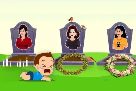 بازی فکری؛ باهوشای درجه یک بزنین جلو و بگین کدوم قبر متعلق به مادر نوازد  هق هقکنان