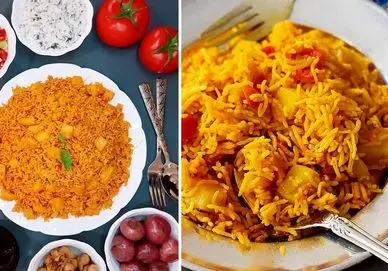 طرز تهیه گوجه پلو؛ خوشمزه ترین پلومخلوط تابستونی + فوت و فن پخت