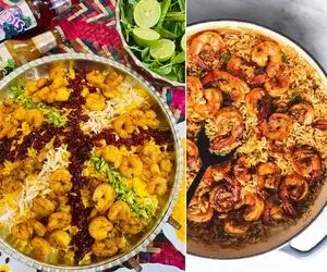 طرز تهیه میگو پلوی اعیونی و خوشمزه؛ اینجوری این غذا رو شاهانه بپز و از خوردنش لذت ببر