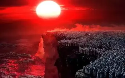 روز قیامت به روایت هوش مصنوعی؛ از جمعیتی که زیر آسمون سرخ به صفن تا پل صراط باریک