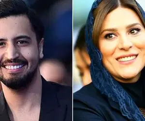 (عکس) سحر دولتشاهی و مهرداد صدیقیان در یک پشت صحنه