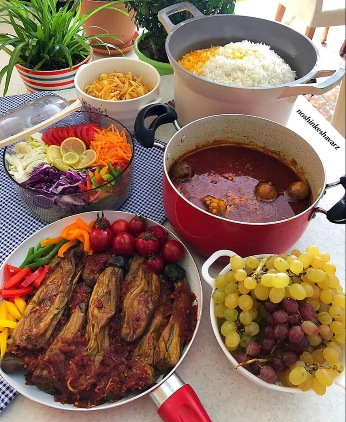 تزیین خورش قیمه