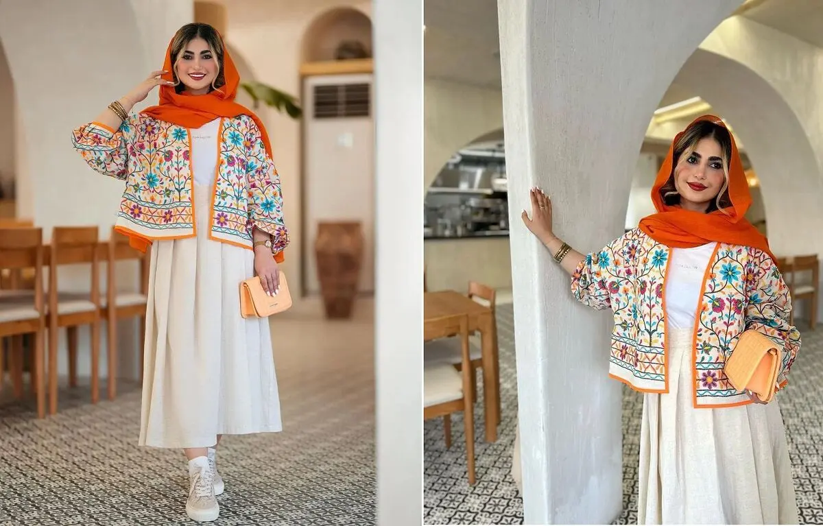 مدل مانتو و دامن بلند