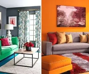 بدترین ترکیب رنگ ها برای دکوراسیون خانه / شارپ بودن این رنگ جذابو نگیر انتخابو عوض کن