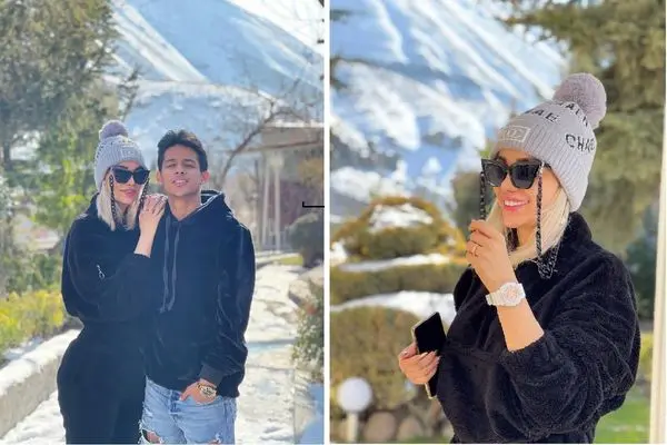 مهدی قایدی و همسرش