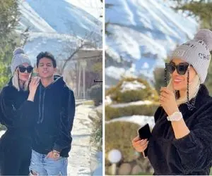 (ویدئو) شوخی پرسپولیسی‌ها با زن مهدی قائدی