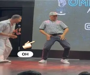 آواز شاد؛ این آقا با 60 سال سن یجور صحنه رو به آتیش کشید کرک و پر همه ریخته