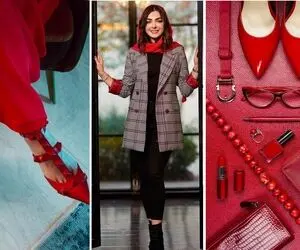بانو جونم عشقِ قرمزی ولی مانتوشُ دوست نداری؛ خب با اکسسوری قرمز خاااص ترین شو