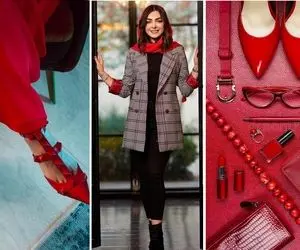 بانو جونم عشقِ قرمزی ولی مانتوشُ دوست نداری؛ خب با اکسسوری قرمز خاااص ترین شو