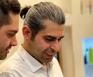عکس جالب امیر نوری و امیر محمد متقیان