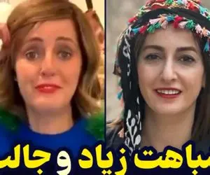 شباهت خفنِ این خانم خارجی با "شقایق دهقان"؛ حتی صداشونم کُپ همه!