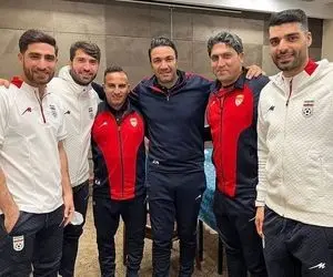 (عکس) قاب جذاب نکونام با مردان اسکوچیچ!