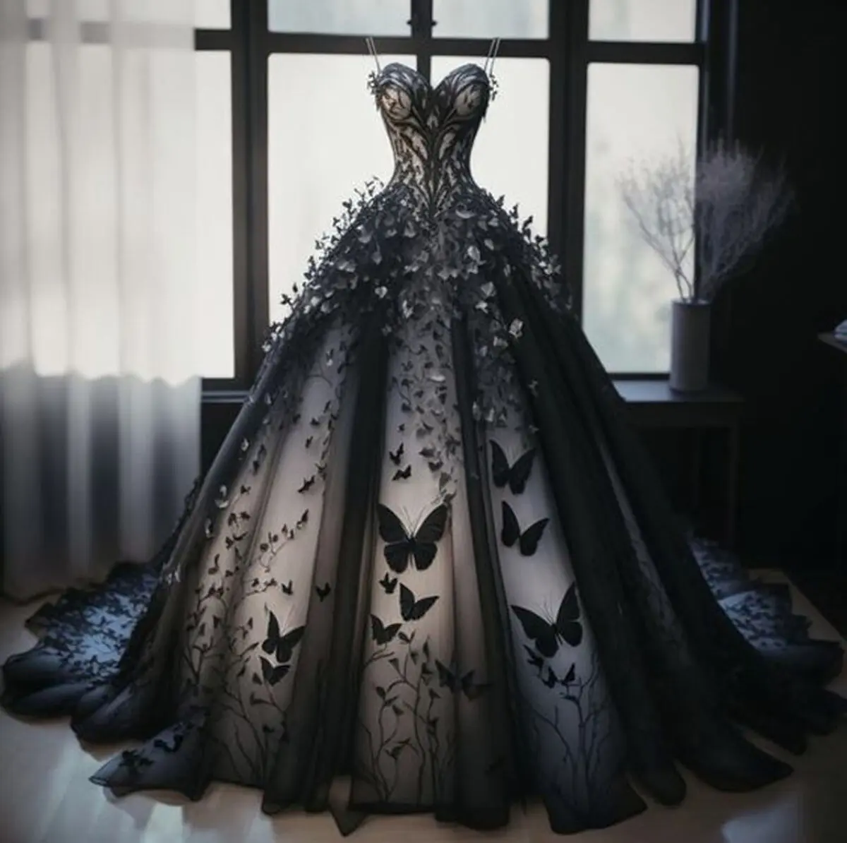 black-wedding-dress-model-5