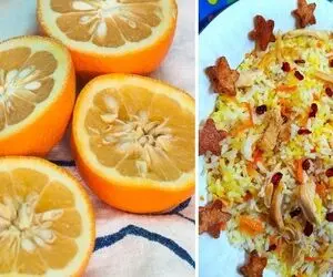 طرز تهیه نارنج پلو با مرغ / طعم خاص غذاهای سنتی رو از دست ندید