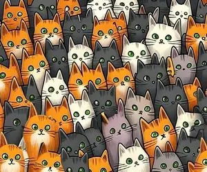 بازی فکری؛ اگه با هوشت همه رو خاک و مال کردی سگ استتار کرده بین گربه ها رو دریاب