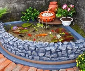 ابلهانه های جذاب؛ ساخت یک آکواریوم آبشاری زیبا وسط خونه که دیدنش روح رو تازه می کنه