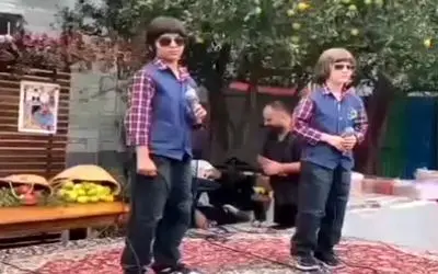 آواز شادیسم؛ اجرای برادران رادبند تو مدرسه که آهای سیاه زنگی میخونن چه بانمکن الهی