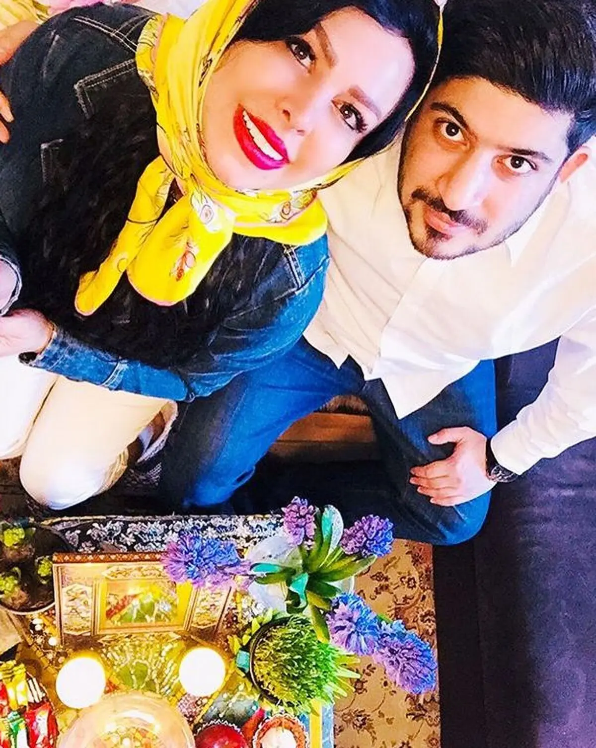 فلور نظری و پسرش