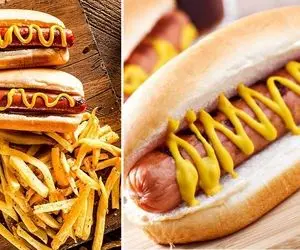 طرز تهیه ساندویچ خوشمزه با هات داگ خانگی / سه سوته یه فست فود سالم آماده کنید