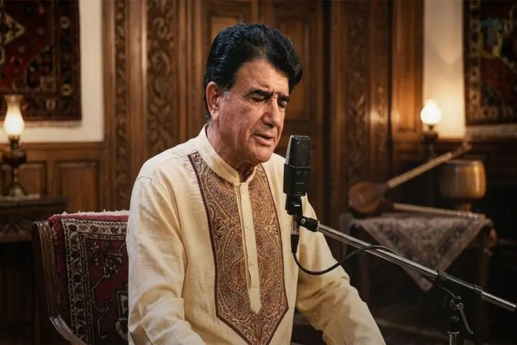 کلیپ قدیمی استاد شجریان وقتی که جوان بود و با ژست اتو کشیده میخواند/ حضار مات شدند