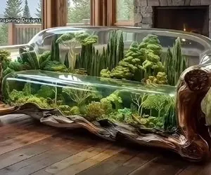 معماری خلاقانه؛ جنگل مینیاتوری ساختن