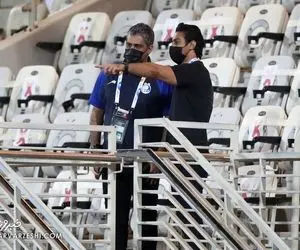 مجیدی در کنار اسطوره رئال مادرید / عکس