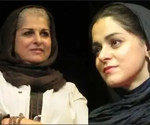 (ویدئو) صحبت های بغض آلود غزل شاکری در مراسم خاکسپاری مادرش فرشته طائرپور