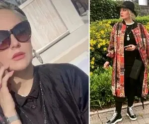 تیپ شنگولِ "مهناز افشار" تو دوسلدوف که حالو هولشو به رخ میکشه؛ رفت آلمان کهکشانی شد!