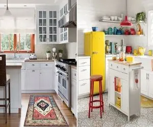 فرش آشپزخانه چی بخریم؟ / برا لوکس نشون دادن آشپزخونه یخچال ساید نخر 4 میلیون بده اینا