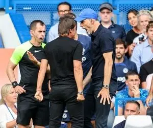 (ویدیو) درگیری جنجالی و تاریخی توخل و کونته در بازی چلسی و تاتنهام!