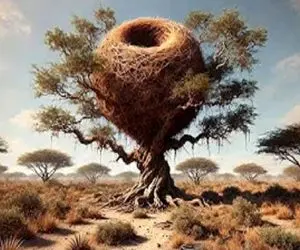 معماری خلاقانه؛ با پنبه و چوب کبریت خونه ساختن دایره ای و اعیونی عقاب نخورتش