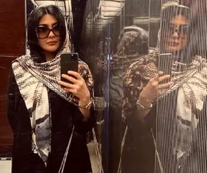 (عکس) تیپ لاکچری مریم معصومی در سفر!