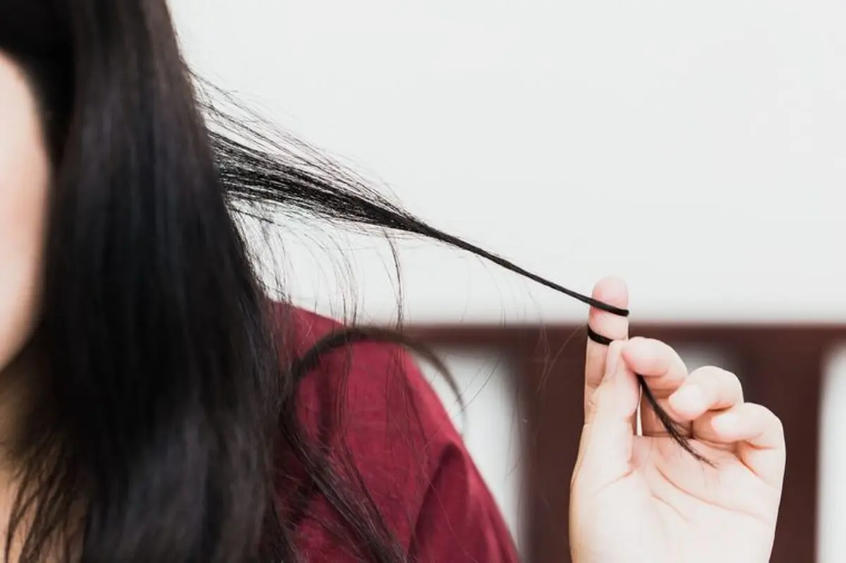 wisting your hair around your finger