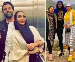 شادباش نوروزی "همسر علیرضا نیکبخت" با آقاشون؛ چه هفت سین فوقِ لاکچری ای!!!