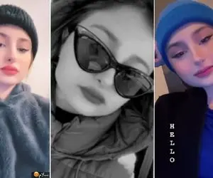 ناز و ادای دخترونه "سارا فرقانی" با گردن بلوری و چشمای خمارش؛کِی انقدر بزرگ شدی!