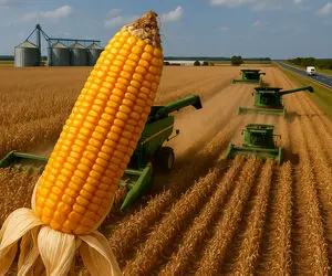 کشاورزی نوین؛ بزرگ ترین مزعه ذرت در برزیل که می تونه دنیا رو سیر کنه
