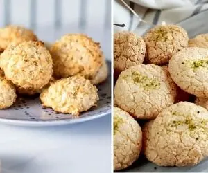 طرز تهیه شیرینی پفکی نارگیلی / بهترین دستور برای پخت خوشمزه ترین شیرینی