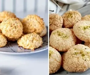 طرز تهیه شیرینی پفکی نارگیلی / بهترین دستور برای پخت خوشمزه ترین شیرینی