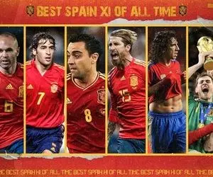 بهترین تیم تاریخ فوتبال اسپانیا؛ 5 رئالی و 4 بارسایی!