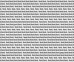 بازی فکری؛ کار کمتر کسی که بین 1000000تا ford کلمه Jeep رو پیدا کنه