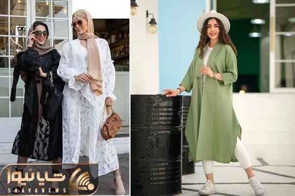 انواع مانتو جلو باز